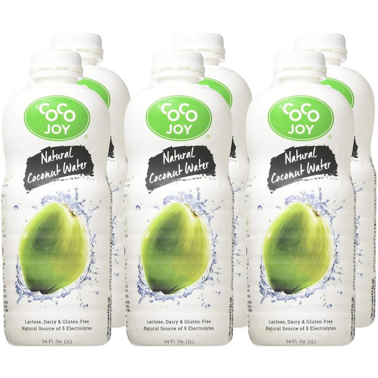 1 Liter Natural Coconut Water 6Pack Case CoCo Joy