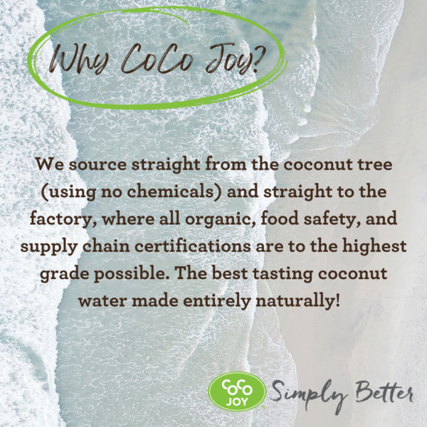 16.9oz Natural Coconut Water 12Pack Case CoCo Joy