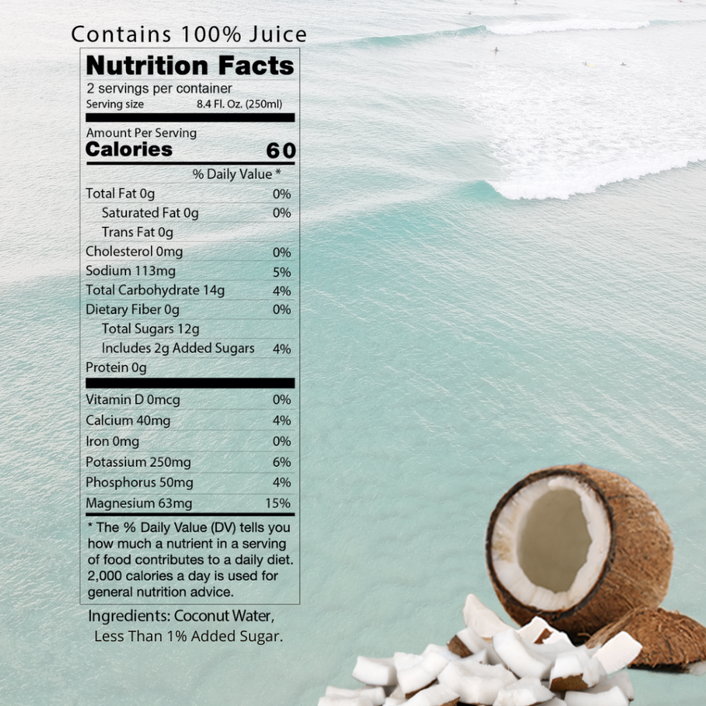 16.9oz Natural Coconut Water 12Pack Case CoCo Joy